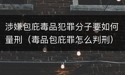涉嫌包庇毒品犯罪分子要如何量刑（毒品包庇罪怎么判刑）