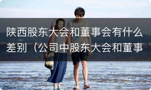 陕西股东大会和董事会有什么差别（公司中股东大会和董事会是什么关系）