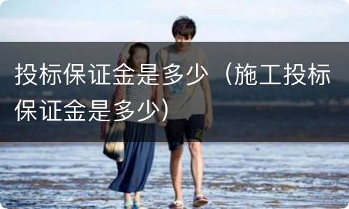 投标保证金是多少（施工投标保证金是多少）