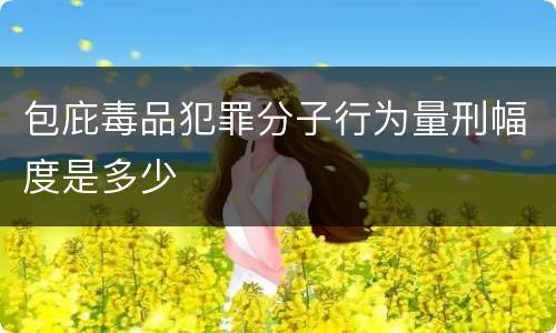 包庇毒品犯罪分子行为量刑幅度是多少