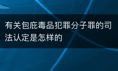 有关包庇毒品犯罪分子罪的司法认定是怎样的