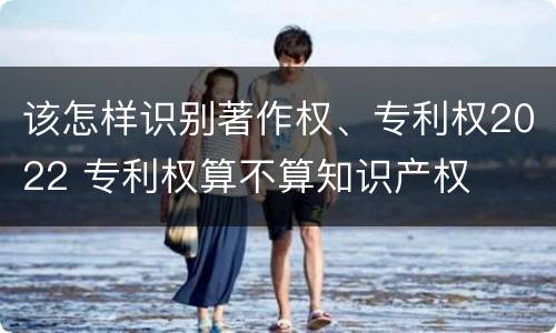 该怎样识别著作权、专利权2022 专利权算不算知识产权