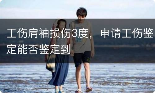 工伤肩袖损伤3度，申请工伤鉴定能否鉴定到