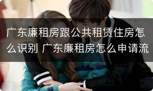广东廉租房跟公共租赁住房怎么识别 广东廉租房怎么申请流程
