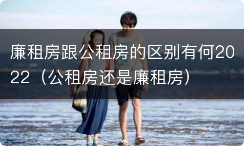 廉租房跟公租房的区别有何2022（公租房还是廉租房）