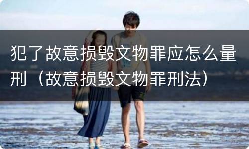 犯了故意损毁文物罪应怎么量刑（故意损毁文物罪刑法）