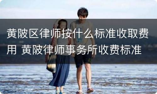 黄陂区律师按什么标准收取费用 黄陂律师事务所收费标准
