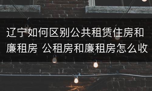 辽宁如何区别公共租赁住房和廉租房 公租房和廉租房怎么收费