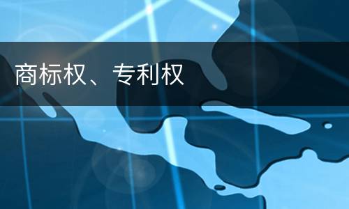 商标权、专利权