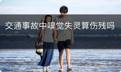 交通事故中嗅觉失灵算伤残吗
