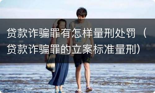 贷款诈骗罪有怎样量刑处罚（贷款诈骗罪的立案标准量刑）