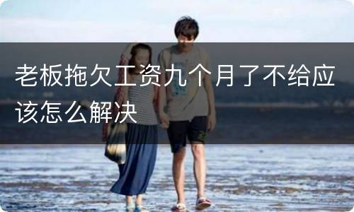 老板拖欠工资九个月了不给应该怎么解决