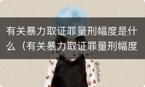 有关暴力取证罪量刑幅度是什么（有关暴力取证罪量刑幅度是什么意思）