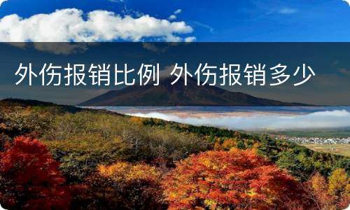 外伤报销比例 外伤报销多少