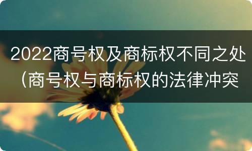 2022商号权及商标权不同之处（商号权与商标权的法律冲突与解决）