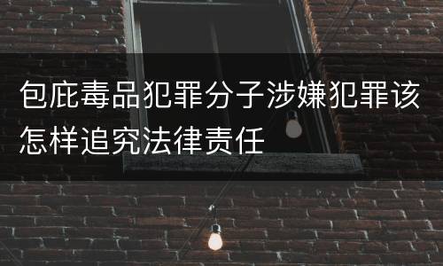 包庇毒品犯罪分子涉嫌犯罪该怎样追究法律责任
