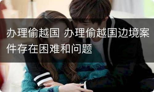 办理偷越国 办理偷越国边境案件存在困难和问题