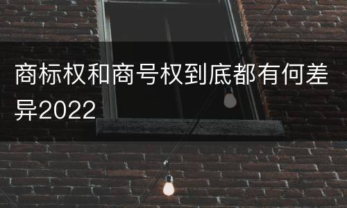 商标权和商号权到底都有何差异2022