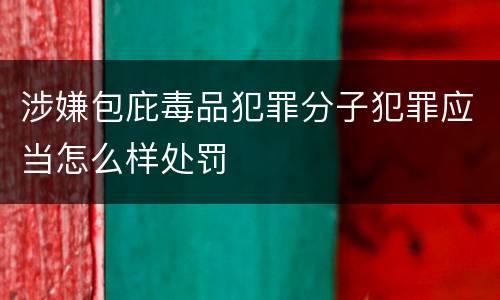 涉嫌包庇毒品犯罪分子犯罪应当怎么样处罚
