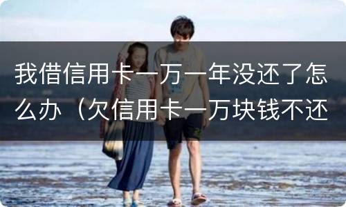 我借信用卡一万一年没还了怎么办（欠信用卡一万块钱不还,一年以后会是多少）