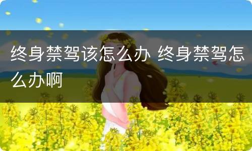终身禁驾该怎么办 终身禁驾怎么办啊