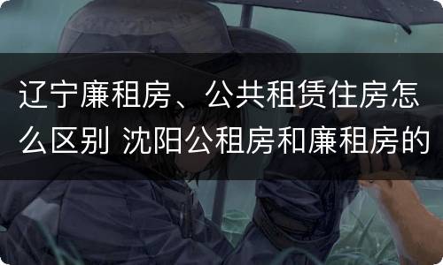 辽宁廉租房、公共租赁住房怎么区别 沈阳公租房和廉租房的区别