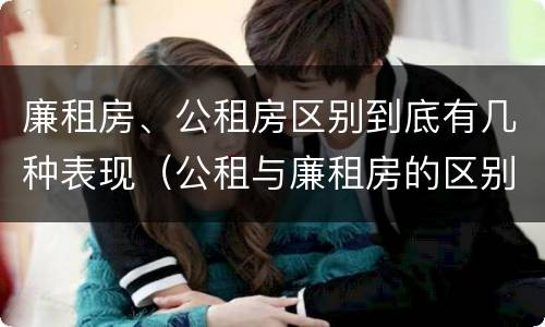 廉租房、公租房区别到底有几种表现（公租与廉租房的区别是什么）