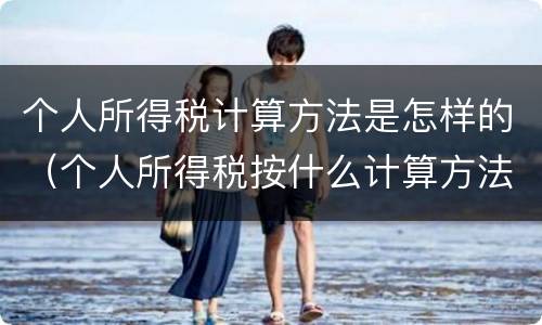 个人所得税计算方法是怎样的（个人所得税按什么计算方法）