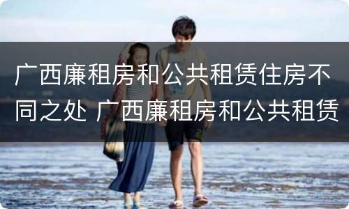 广西廉租房和公共租赁住房不同之处 广西廉租房和公共租赁住房不同之处在哪里