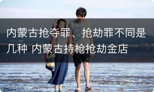 内蒙古抢夺罪、抢劫罪不同是几种 内蒙古持枪抢劫金店