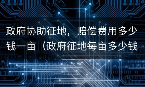 政府协助征地，赔偿费用多少钱一亩（政府征地每亩多少钱）