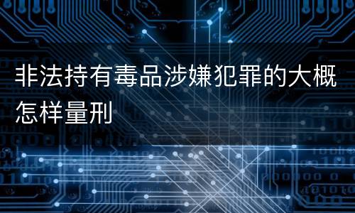 非法持有毒品涉嫌犯罪的大概怎样量刑