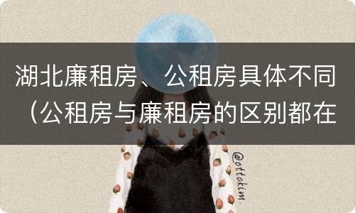 湖北廉租房、公租房具体不同（公租房与廉租房的区别都在此,别再搞错了!）