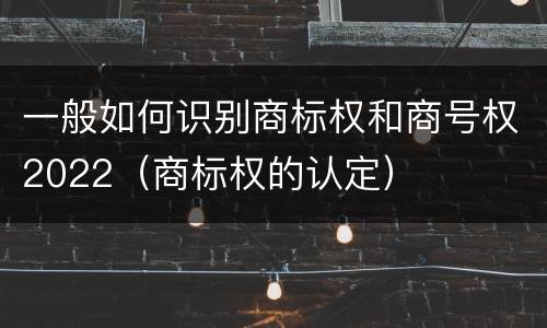 一般如何识别商标权和商号权2022（商标权的认定）