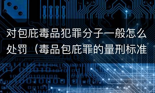 对包庇毒品犯罪分子一般怎么处罚（毒品包庇罪的量刑标准）