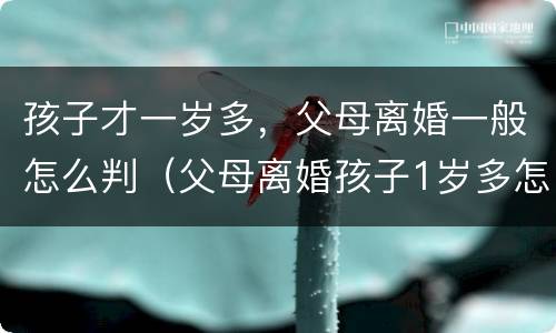 孩子才一岁多，父母离婚一般怎么判（父母离婚孩子1岁多怎么判）