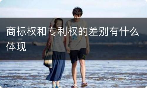 商标权和专利权的差别有什么体现
