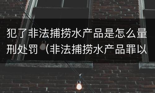 犯了非法捕捞水产品是怎么量刑处罚（非法捕捞水产品罪以后有什么）