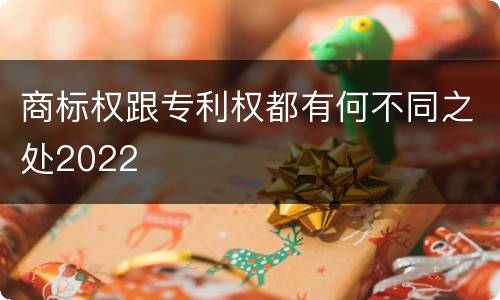 商标权跟专利权都有何不同之处2022