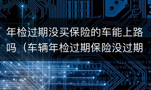 年检过期没买保险的车能上路吗（车辆年检过期保险没过期有理赔吗）