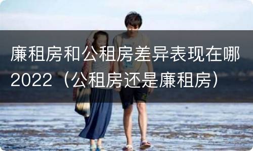 廉租房和公租房差异表现在哪2022（公租房还是廉租房）
