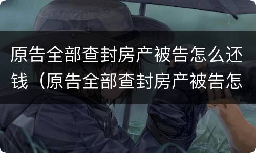原告全部查封房产被告怎么还钱（原告全部查封房产被告怎么还钱呢）