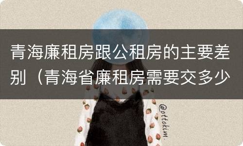 青海廉租房跟公租房的主要差别（青海省廉租房需要交多少钱）