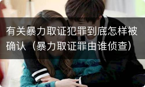有关暴力取证犯罪到底怎样被确认（暴力取证罪由谁侦查）