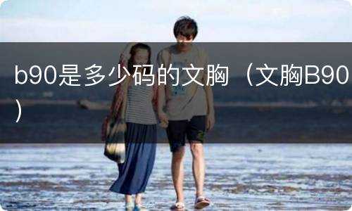 b90是多少码的文胸（文胸B90）