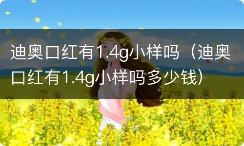迪奥口红有1.4g小样吗（迪奥口红有1.4g小样吗多少钱）