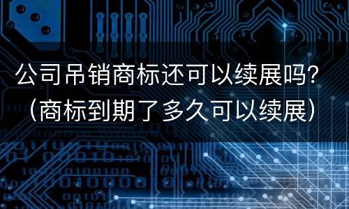 公司吊销商标还可以续展吗？（商标到期了多久可以续展）