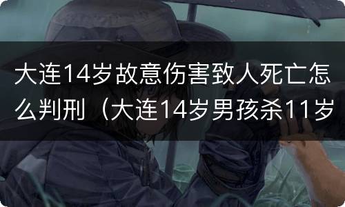 大连14岁故意伤害致人死亡怎么判刑（大连14岁男孩杀11岁女孩事件最新进展）