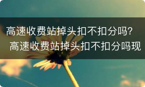 高速收费站掉头扣不扣分吗？ 高速收费站掉头扣不扣分吗现在
