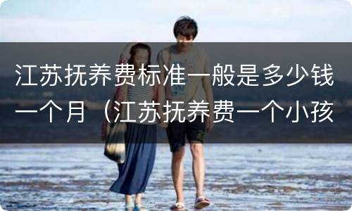 江苏抚养费标准一般是多少钱一个月（江苏抚养费一个小孩多少钱）